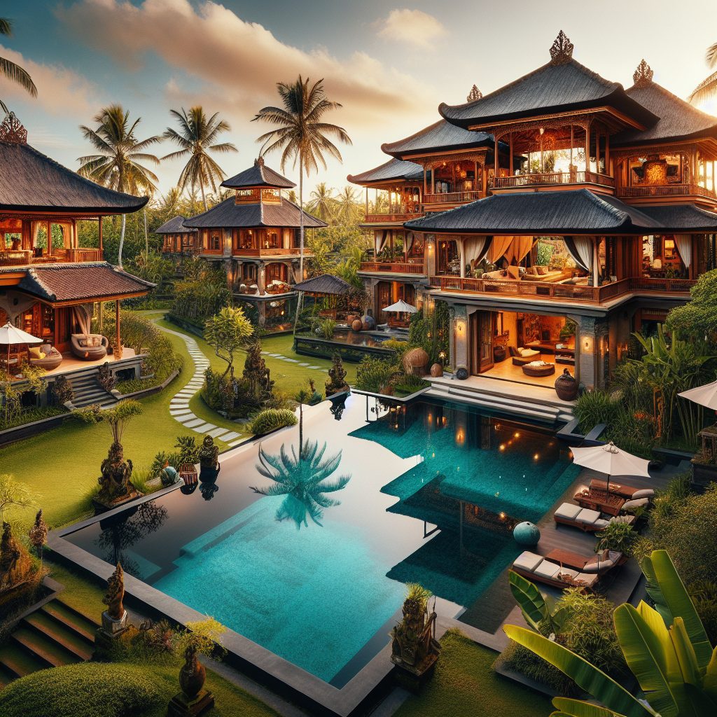 Villas in Bali with Expansive Living Areas and Poolside Views